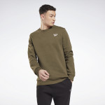 Reebok Identity Fleece Crew Sweatshirt - MOSAGRÆN